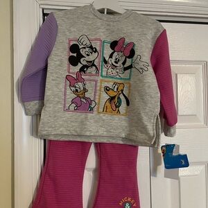 Disney Character Sweatshirt and Pants Set